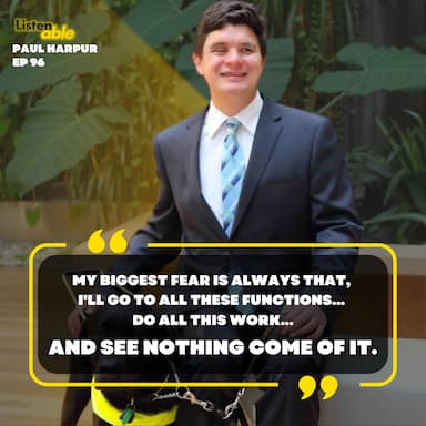 Professor Paul Harpur (Blind Academic & Former Paralympian) | #96